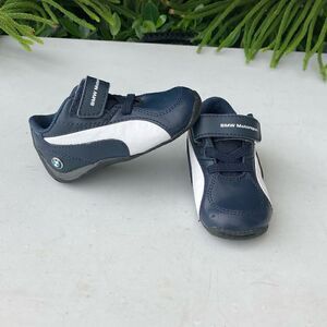 BMW Motorsport Drift Cat 7 Little Kids' Shoes Boys Size: 5C Navy Blue